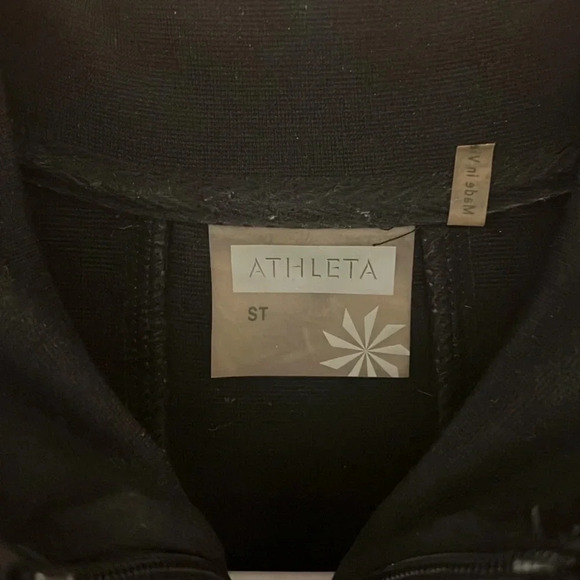 Athleta Cassidy Ponte Dress Size Small Tall Stretch Contrast Stitch Half Zip. - Picture 7 of 7